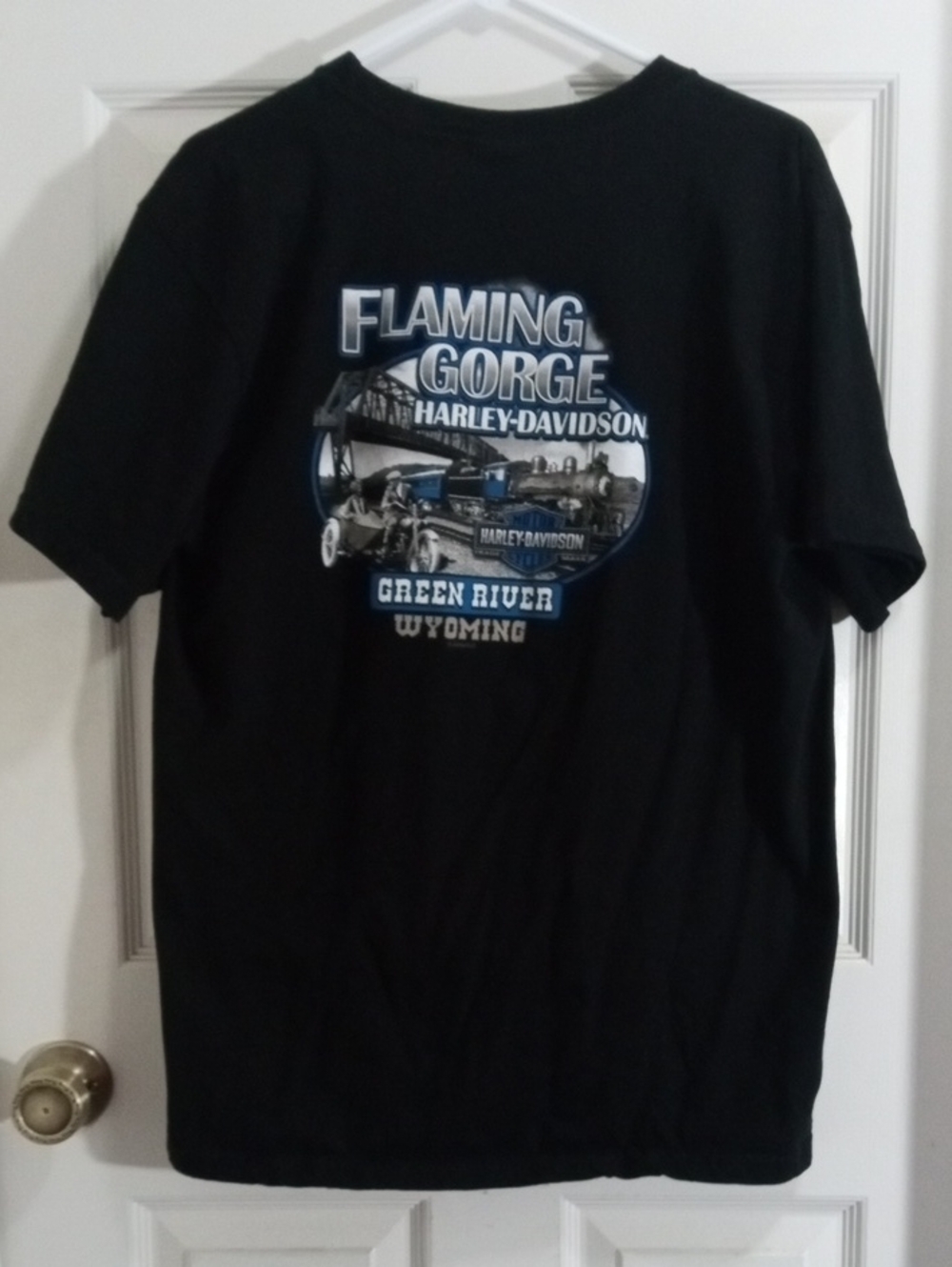 Harley-Davidson Black Short Sleeve Tee Shirt Men’s Large - Picture 4 of 6
